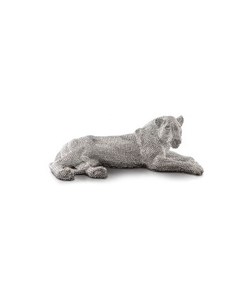FIGURA PEQUEÑA ·LEONA· PLATA